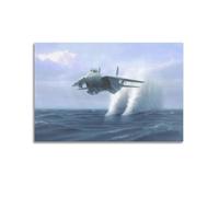 Military Aircraft F14 TomcatClassic Aesthetic Poster Decorative Painting Canvas Wall Art Living Room Poster Bedroom PaintingUnframe-style 16x24inch(40x60cm)
