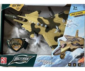 Military Aircraft Jet Plane Fighter Function Try My Light Sound Model Toy Gift