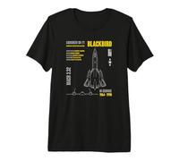 Military Aircraft Lockheed SR-71 Blackbird USAF Premium T-Shirt