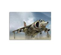 Military Aircraft Posters Av-8 Harrier Fighter Poster Decorative Painting Canvas Wall Posters And Art Picture Print Modern Family Bedroom Decor Posters 24x36inch(60x90cm)