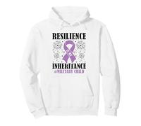 Military Appreciation Ribbon Month of the Military Child Pullover Hoodie