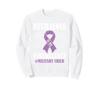 Military Appreciation Ribbon Month of the Military Child Sweatshirt