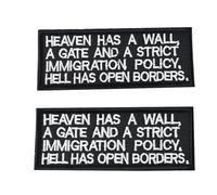 Military Badge Emblem Hook & Loop Tactical Funny Patch Full Embroidery Badge Patch for Caps Bags Vests Jackets Backpacks Uniforms (you're killing me)(Heaven has walls)