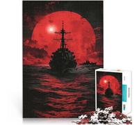 Military Battle ShipJigsaw Puzzle for Adults 1000 Pieces Toys Educational Games Stress Relieving A Work of Art 38x26cm