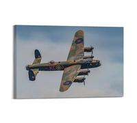 Military Bomber Poster Lancaster Bomber Jet Poster Decorative Painting Canvas Wall Posters And Art Picture Print Modern Family Bedroom Decor Posters 20x30inch(50x75cm)