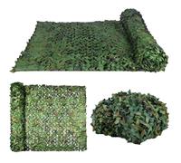 Military Camouflage Net, Mesh Backing Oxford Fabric Camo Net Military Surplus, Hunting Blind, Party Decorations, Photograph and Car Cover 2x3.0m 3.0x4.0m 5x6m 8x10m 10x12m(Green,4.0x12m)