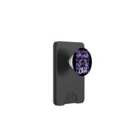 Military Child Purple Camouflage Bow Month Family Support PopSockets PopWallet for MagSafe