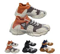 Military Combat Mens Trainers Running Shoes Sport Casual Air Cushion Sneakers Low Top Footwear Fashion Color Block Waking Fitness Lace up Woven Comfortable Shoes UK5-UK8.5(White,8)