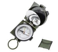 Military Compass for Hiking Camping Survival - Professional 62-ZBZ Geological Compass with Clinometer, Zinc Alloy Tactical Navigation Tool for Outdoor Adventure, Orienteering, Mountaineering, and Educ