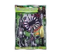 Military Counterstrike Toy Weapon Set with Handcuffs, Target Board, Plastic, Multi-Colour, 3+ Years