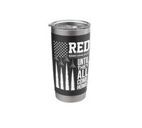 Military Deployment Awareness Red Fridays Support Stainless Steel Insulated Tumbler