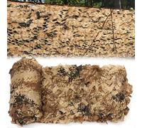 Military Desert Camouflage Net 2x15m - Outdoor Sunshade Net for Hunting Garden Camping Party Decoration Tactical Gear and Leisure Activities