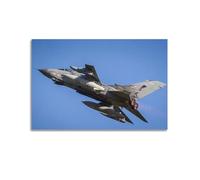 Military Fighter Aircraft Poster Tornado Fighter Plane Fighter Aircraft Poster Decorative Painting Canvas Wall Posters And Art Picture Print Modern Family Bedroom Decor Posters 12x18inch(30x45cm)