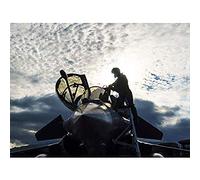 Military France Fighter Pilot Dassault Rafale Aircraft Photo Art Print Canvas Premium Wall Decor Poster Mural