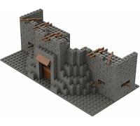 Military Game Scene Building Blocks, 267Pcs Military Fortress Scene Bricks Toys, WW2 Military Command Model Kit with Weapon, Compatible with Major Brands