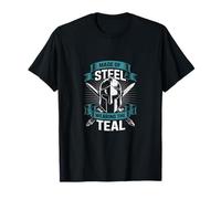 Military Grade Mental Health Shirt - Made Of Steel Teal T-Shirt