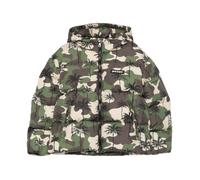 Military Green Camo Hooded Coat 8 Y