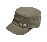 Military Green Cotton Army Cap with Hidden Pocket, female, Kangol, Hats & Caps, Green, L/XL, Accessories L/XL