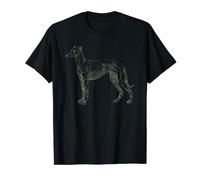 Military Greyhound Camo Print US Dog Pet Veteran Men Gift T-Shirt