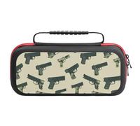 Military Gun Pattern Fashion Slim Carrying Case for Switch Hard Portable Protective Cover for Game Card