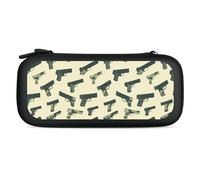 Military Gun Pattern Printed Slim Carrying Case for Switch Hard Portable Protective Cover for Game Card