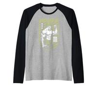 Military Gym Skeleton Bodybuilder Funny Arms Dealer Soldier Raglan Baseball Tee