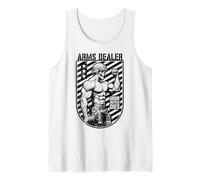 Military Gym Skeleton Bodybuilder Funny Arms Dealer Soldier Tank Top