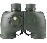 Military HD Binoculars for Bird Watching, with Compass and Rangefinder 10X50 Large Object Lens Large View BAK4 with Binocular Harness Strap Waterproof