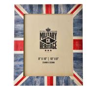 Military Hertitage Military Heritage Union Jack Photo Frame 8" X 10", Blue