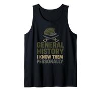 Military Historian Battlefield Research War Strategy Nerd Tank Top