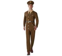 Military History Mens Soldier Army Military Fancy Dress Costume Adults