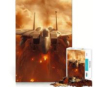 Military Jets Combat for Adults 1000 Piece Jigsaw Puzzle Brain Exercise Tension Relief Real Challenge Classic Xmas Gift (38x26cm)