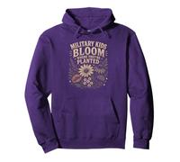 Military Kids Bloom Where They're Planted Military Child Pullover Hoodie