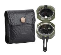 Military Lensatic Compass, Waterproof Shockproof High Accuracy Navigation Tool for Hiking Camping Zinc Alloy Green 83 x 70 x 35mm 1 Pack