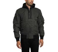Military MA1 Bomber Jacket Washed Dark Green XXL
