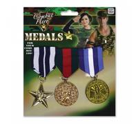 Military Medals 3 Pieces