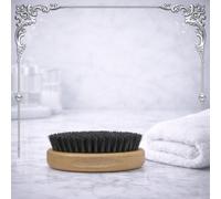 Military Mens Wooden Hair Brush by Proraso - 11cm, nylon + natural hog bristles
