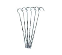 MILITARY METAL TENT PEGS X10 LARGE HOOK BASHA SURVIVAL SHELTER TENT CAMPING BRITISH ARMY