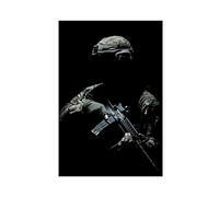 Military Minimalism Soldier Creative Poster Canvas Poster Bedroom Decor Sports Landscape Office Room Decor Gift Unframe: 12x18inch(30x45cm)