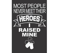Military Mom Hero I Raised Mine Saying Women Soldier Mother: Daily Planner Notepad To Do Schedule, Medium 6x9 Inches, 100 Pages, Printed Cover