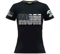 Military Mom Shirt for Women, Army Marine Tshirts for Mother - Black - Medium