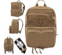Military Multipurpose Tactical Backpacks Molle Army Assault Pack 3 Day Bug Out Bag Hiking Treeking Camouflage Hunting Rucksack(Brown)