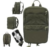 Military Multipurpose Tactical Backpacks Molle Army Assault Pack 3 Day Bug Out Bag Hiking Treeking Camouflage Hunting Rucksack(Green)