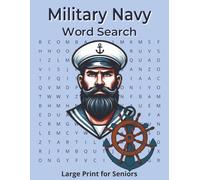 Military Navy Veterans Word Search Large Print Seniors: Retired Sailors Fleet Service Memory Activities Tactical Focus Training Brain Exercises Relaxation Puzzles