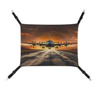 Military Plane Landing On Airforce Runways Against Beautiful DuSky Cat Cage Hammock Cat Hammock for Cage Rat Hammock Ferret Hammock Cat Hammock for Large Cats Hanging Cat Bed Cat Hammock Bed Chinchill