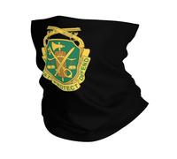 Military Police Regimental Insignia Premium Face Shield Decorative Half Face Scarf Hair Band For Workout Climbing Yoga
