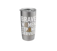 Military Pride Support Our Troops Veterans Tribute USA Stainless Steel Insulated Tumbler