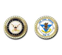 Military Productions USS Carl Vinson CVN-70 US Navy Challenge Coin
