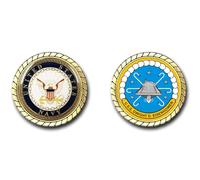 Military Productions USS Dwight D. Eisenhower CVN-69 US Navy Challenge Coin