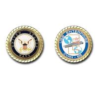 Military Productions USS Enterprise CVAN-65 US Navy Challenge Coin